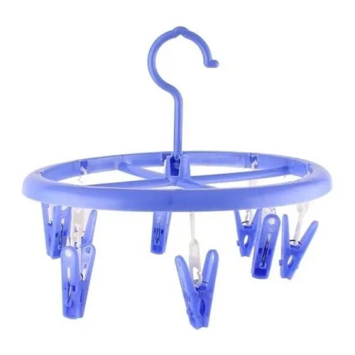 Tender Plastico Colgante Para Medias Ropa Interior Accesorio Color Celeste