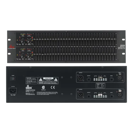 Ecualizador Profesional Doble Modelo Dbx 2231 Conferencias