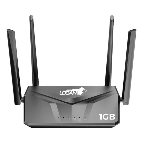 Router Logan Doble Banda Ac1200 Mesh Inter Fibra Optica