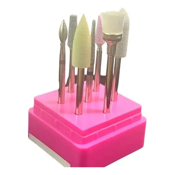 Kit Fresa Cerámica Manicura Pedicura Torno Uñas Gel Acrilico