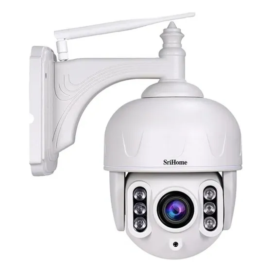 Cámara Ip Srihome Sh028d 5mp 5g H265 Zoom 5x Resistente Agua