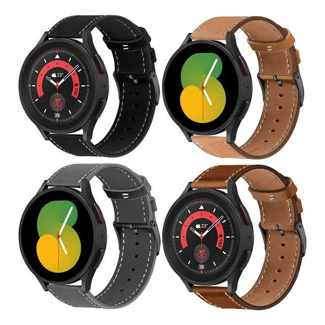 Correa Cuero G.p Para Galaxy Watch 5 Pro 1.772 In 4 Classic