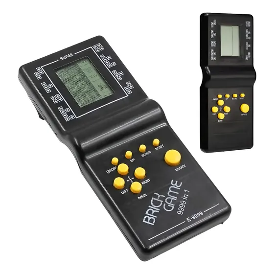 Video Game Portátil Clássico Console Antigo Retro 9999 Jogos Preto