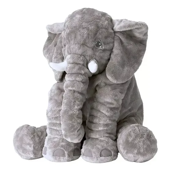 Peluche Elefante Gigante De Felpa Suave Importado 60cm