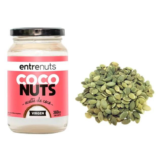 Aceite De Coco + Semillas De Calabaza X 500 Grs Candidiasis 