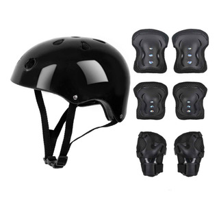 Juego De 7 Cascos Para Niños, Rodilleras Y Coderas, Patines Juego De 7 Cascos Para Niños, Rodilleras Y Coderas, Patines