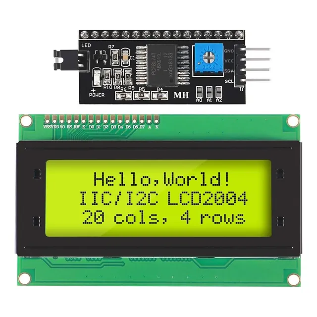 Display Lcd Pantalla 20x4  + Interfaz Conversión I2c + Pines