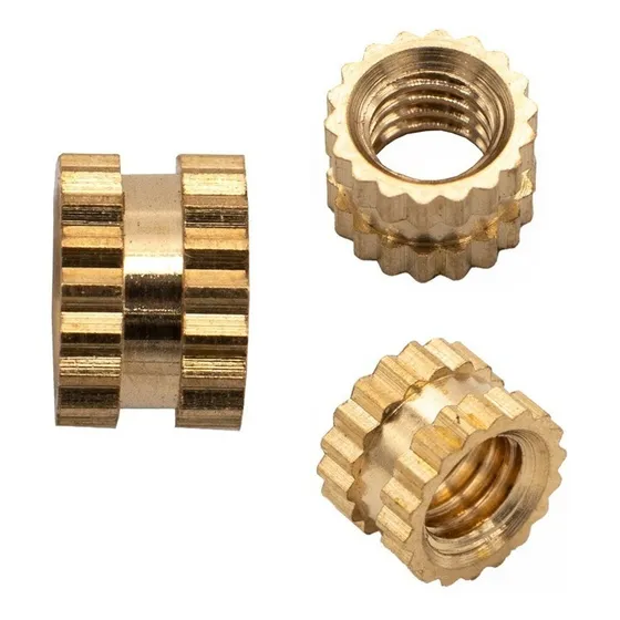 10 Inserto Moleteado Rosca De Latón M3 3mm