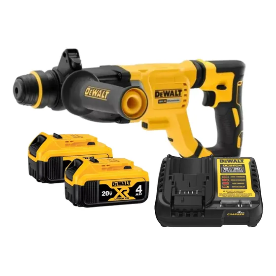 Martelete 2 Bateria 4ah 20v Dewalt Dch133 Carregador Dcb1104