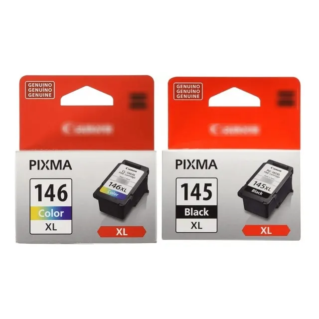 Cartuchos Canon 145xl + 146xl Mg2410 2510 2500 2910 Backup