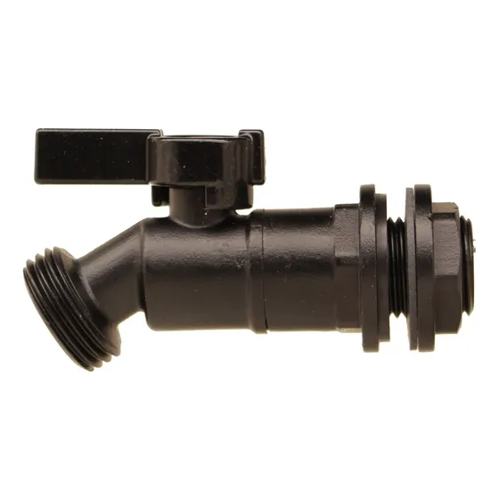 Rainpal Rbs007 Lf Espiga Laton Para Barril Lluvia Negro