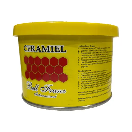 Cera En Lata 500g Ceramiel O Azuleno  Black&white