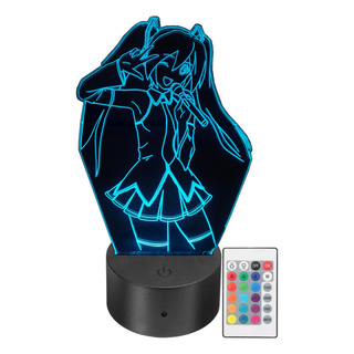 Lámpara Led Decorativa Hatsune Miku Anime Rgb Personalizada Lámpara Led Decorativa Hatsune Miku Anime Rgb Personalizada
