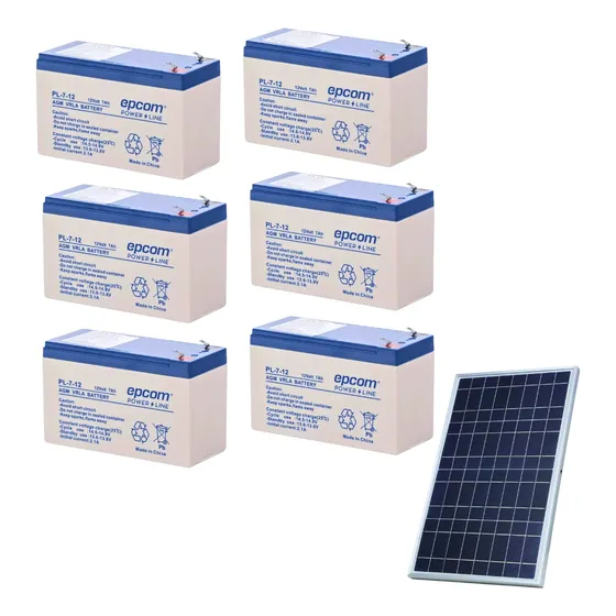 6 Baterias 12v 7ah Ups Solar Agm Epcom Pl1270