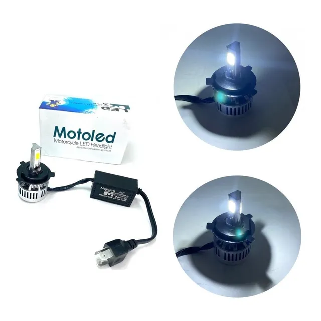 Bombillo Led H4 4500 Lumebes M3 Corriente Directa Y Alterna 