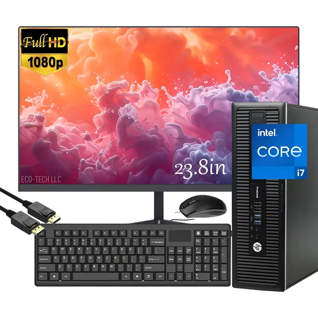 Hp Prodesk 800 G2 Sff | I5-6500t | 8gb Ram | 256gb Ssd | 24 