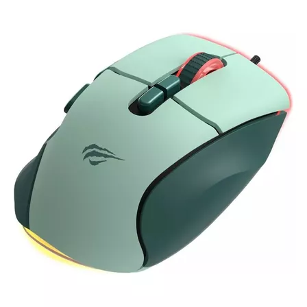 Mouse Gamer Rgb Botones Programables Dpi Ajustable Alámbrico Color Diseño