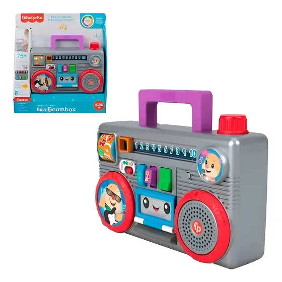 Radio Portatil Baila De Fisher Price Rie Y Aprende