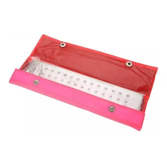 Fieira Tungstênio Redonda 52 Furos - 0.26 A 4.10 - Ourives