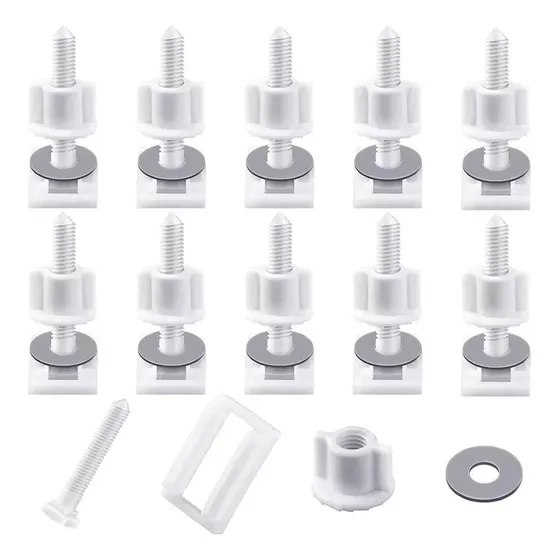 10 Tornillos Y Tuercas