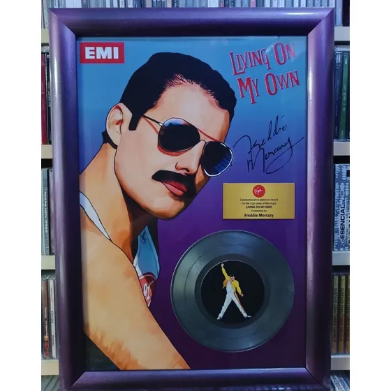 Freddie Mercury Living On My Own Queen Disco De Colección