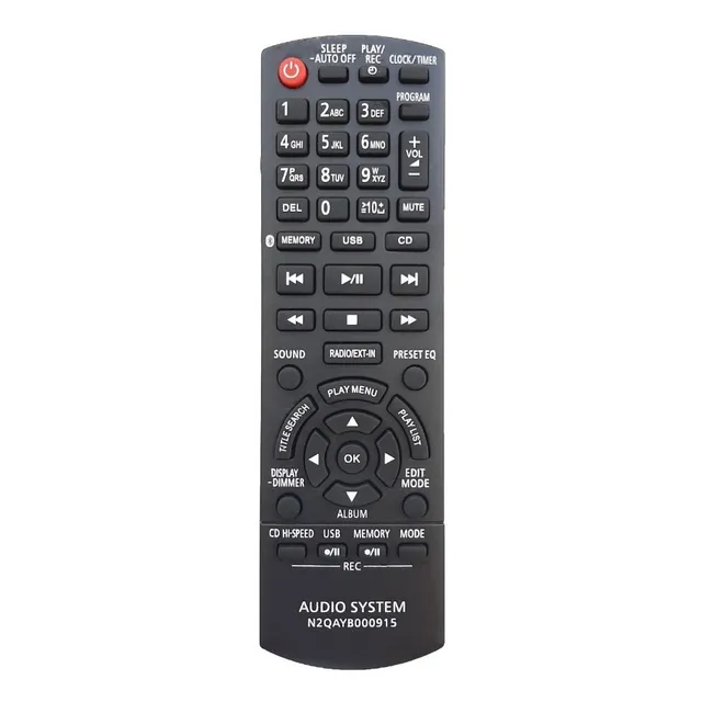 Control Equipo De Sonido Genérico Panasonic + Forro + Pilas