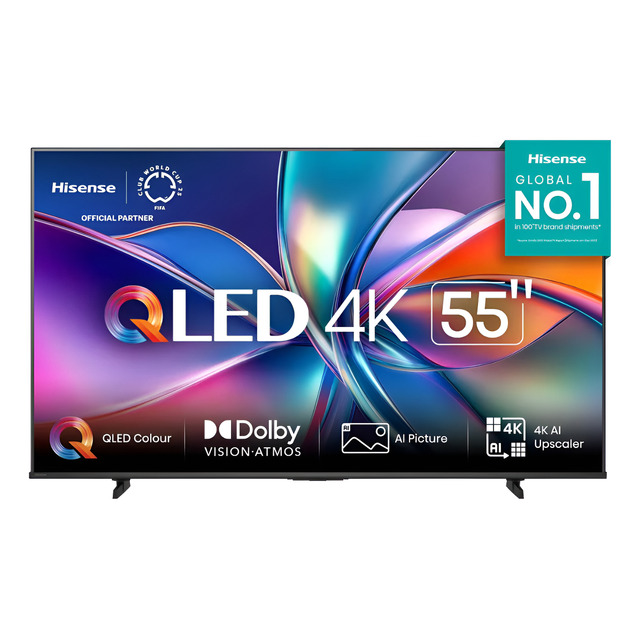 Smart Tv 55 4k Uhd Qled Hdr10 Dolby Atmos Vidaa U9 Hisense