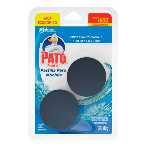 Pato Purific Limpiador Continuo De Inodoros X 80g