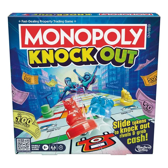 Monopoly Knockout - Juego De Fiesta Familiar