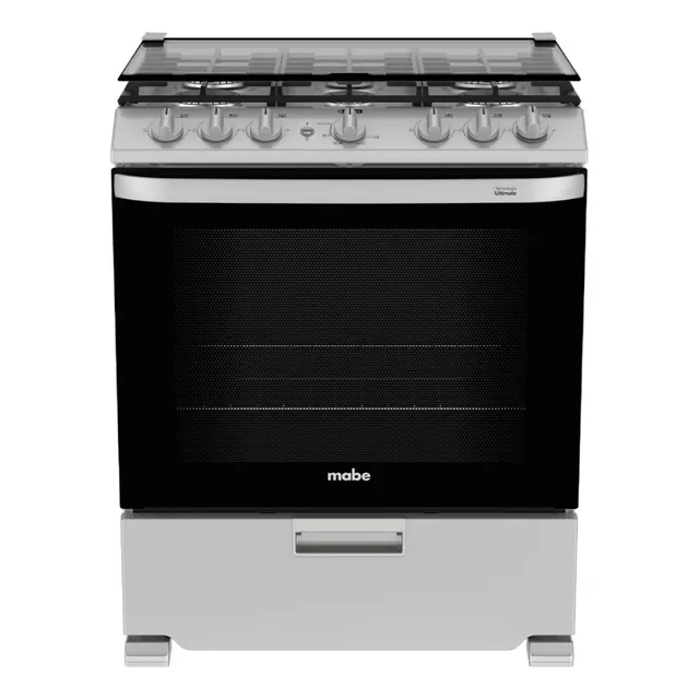Estufa De Piso 76 Cm Silver Mabe - Emh7612js0