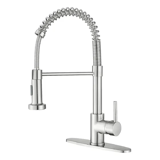 Griferia Extensible Para Cocina Mesada Canilla Monocomando Flexible Chef Cromado