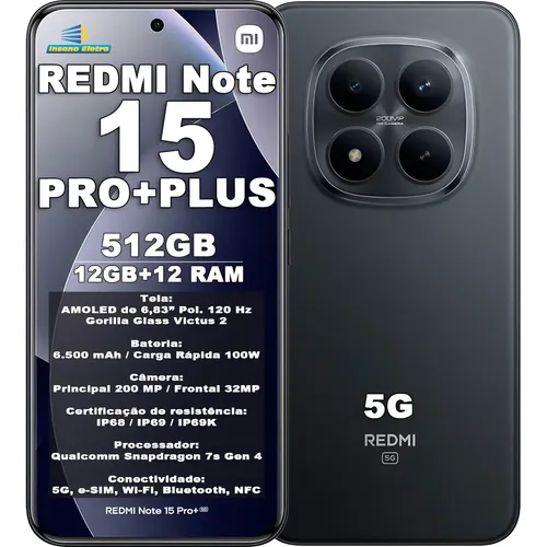Xiaomi Redmi 12 5G (NFC) 128 GB preto 4 GB RAM | MercadoLivre