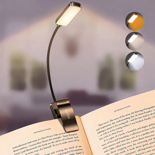 Luz De Libro Recargable Para Leer En La Cama