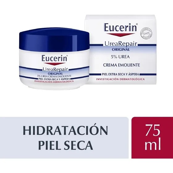 Eucerin Urearepair Crema Emoliente Urea 5% Hidrata Piel Seca