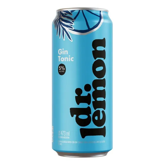 Aperitivo En Lata Dr Lemon Gin & Tonic Lata 473cc