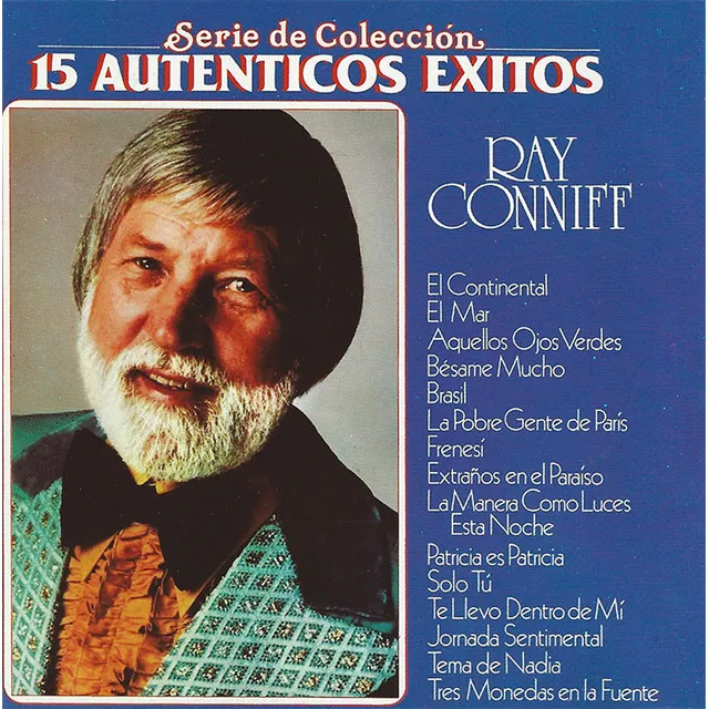 Ray Conniff 15 Autenticos Exitos Azul Blue Lp Vinyl Versión Del Álbum Estándar