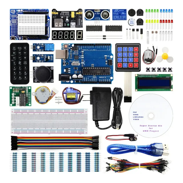 Kit Compatible Arduino Uno R3 Placa Electrónica