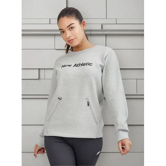 Polera New Athletic Munay Gris Claro Mujer