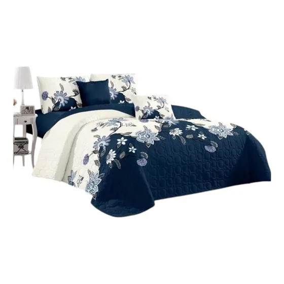 Cobertor Quilt De Verano + Juego De Sabanas De Plaza Y Media