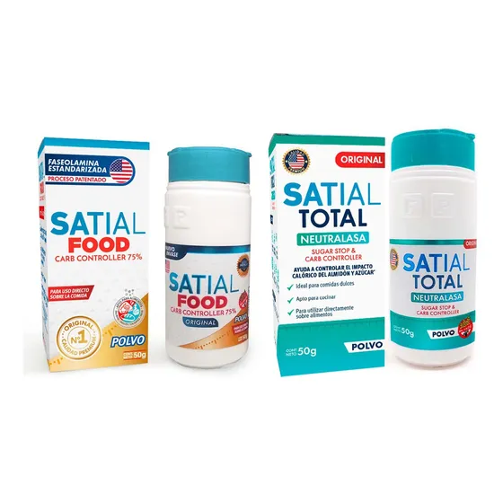 Kit Dietario: Satial Food Polvo + Satial Total Polvo 50gc/u