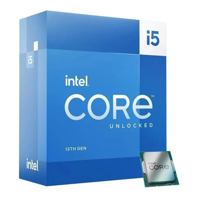 Procesador gamer Intel Core i5-13600K BX8071513600K de 14 núcleos y 5.1GHz de frecuencia con gráfica integrada