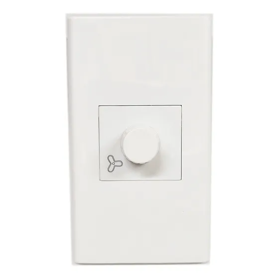 Control Atenuador Dimmer Ventilador Blanco C/placa 700w 127v