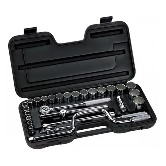Juego De Copas Cuadrante De 1/2 10-32mm 29pz Stanley 86-504