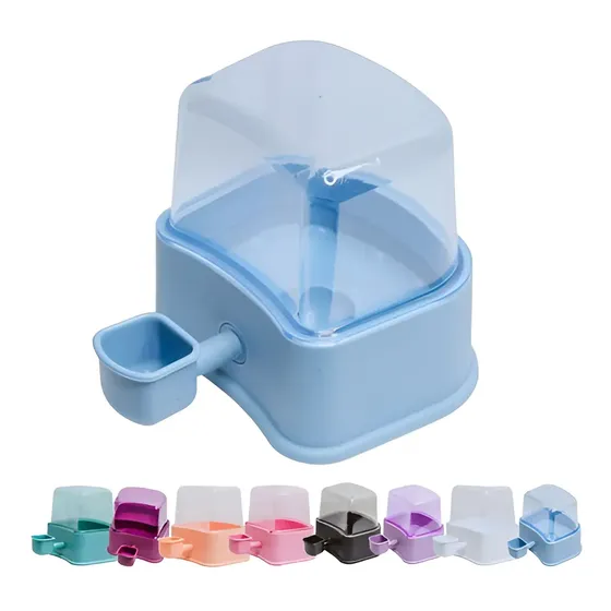 Bebedouro Automático Para Cães Gatos Cachorros 2,3 Litros Cor Azul