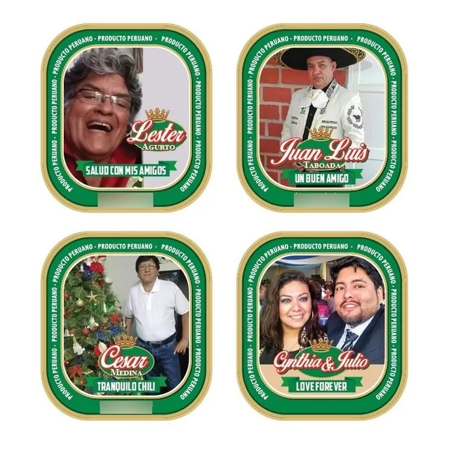 6 Etiquetas Personalizadas Cerveza Botella Lata Delivery