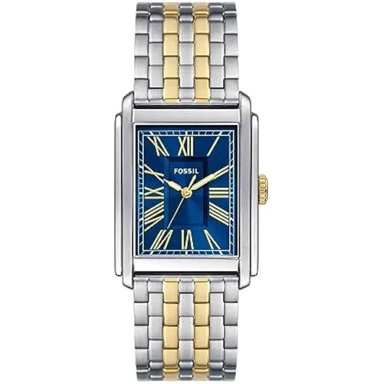 Fossil Reloj De Tres Manecillas De Acero
