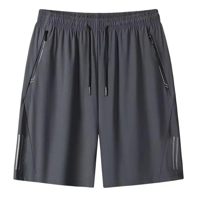 Short Masculino com Bolsos Ziper e Secagem Rapida