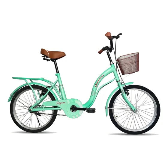 Bicicleta Urbana Infantil Jaguar Ipanema R20 Color Verde