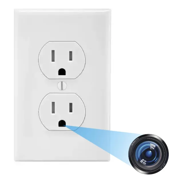 Camara Espia Wifi En Tomacorriente Hd 1080 Audio Video App