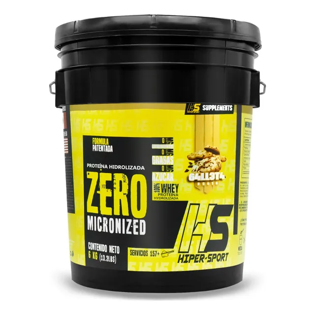 Proteína Whey Hs Hidrolizada Isolate Hiper Sports 6 Kg Drops Sabor Galleta